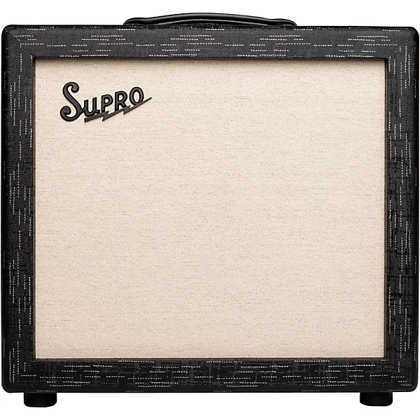 Supro 1614RT Amulet 1x12-inch 15-watt Tube Combo Amp Black Scandia 4 Supro 1614RT Amulet 1x12-inch 15-watt Tube Combo Amp Black Scandia