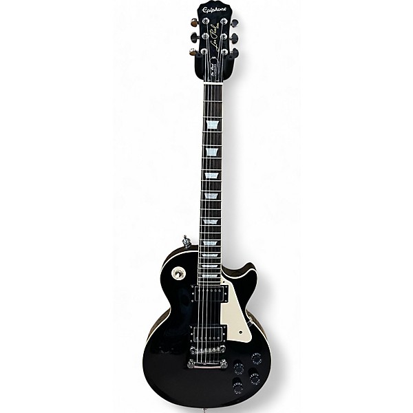Used Epiphone Les Paul Standard Black Solid Body Electric Guitar