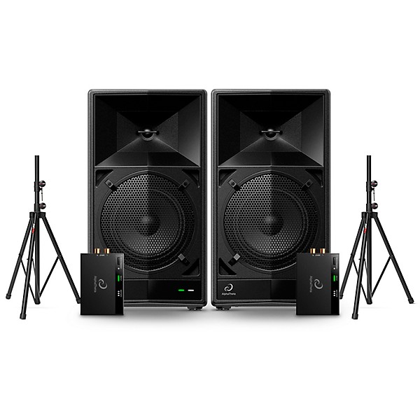 AlphaTheta WAVE-EIGHT 8 Portable Powered Speaker Pair With SonicLink