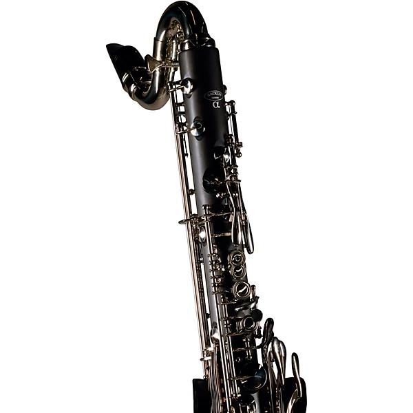 Backun Backun Alpha Low C Synthetic Bass Clarinet with Nickel Plated Keys, 2-Piece Neck, Backpack Case Nickel Plated Keys 8 Backun Backun Alpha Low C Synthetic Bass Clarinet with Nickel Plated Keys, 2-Piece Neck, Backpack Case Nickel Plated Keys