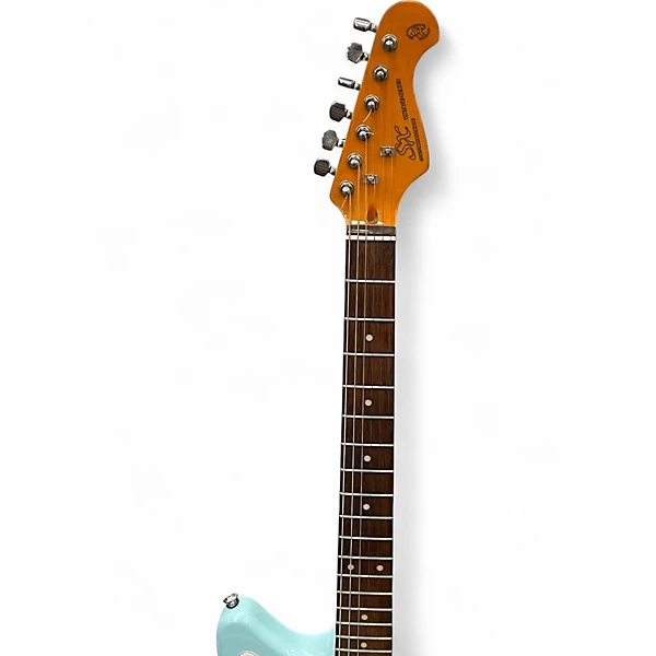 Used SX LIQUID Blue Solid Body Electric Guitar 4 Used SX LIQUID Blue Solid Body Electric Guitar
