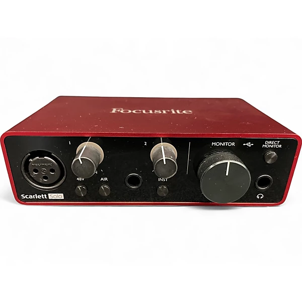 Used Focusrite Scarlett Solo Gen 3 Audio Interface
