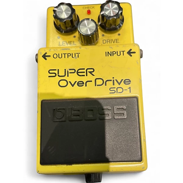Used BOSS SD1 Super Overdrive Effect Pedal