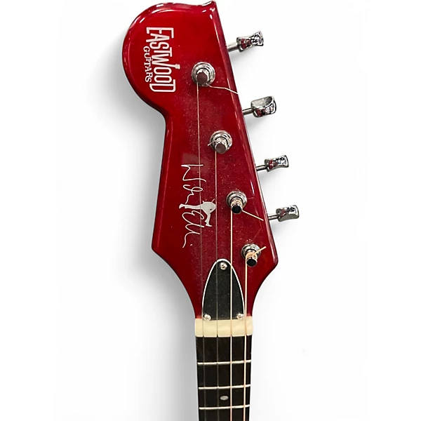 Used Eastwood WARREN ELLIS TENOR LEFT HANDED RED Solid Body Electric Guitar 6 Used Eastwood WARREN ELLIS TENOR LEFT HANDED RED Solid Body Electric Guitar