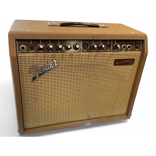 Used Fender Acoustasonic 30Acoustic Guitar Combo Amp