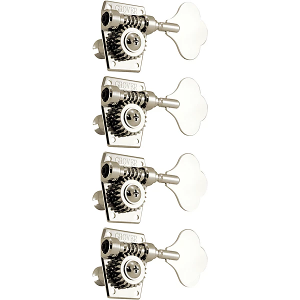 GROVER Vintage Bass 142 Series Tuning Machines Nickel 4-in-line