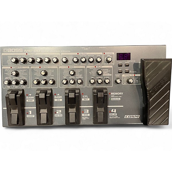 Used BOSS ME80 Guitar Multi Effect Processor 6 Used BOSS ME80 Guitar Multi Effect Processor