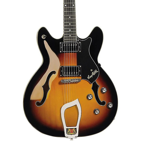Hagstrom Viking Semi-Hollowbody Electric Guitar Tobacco Sunburst
