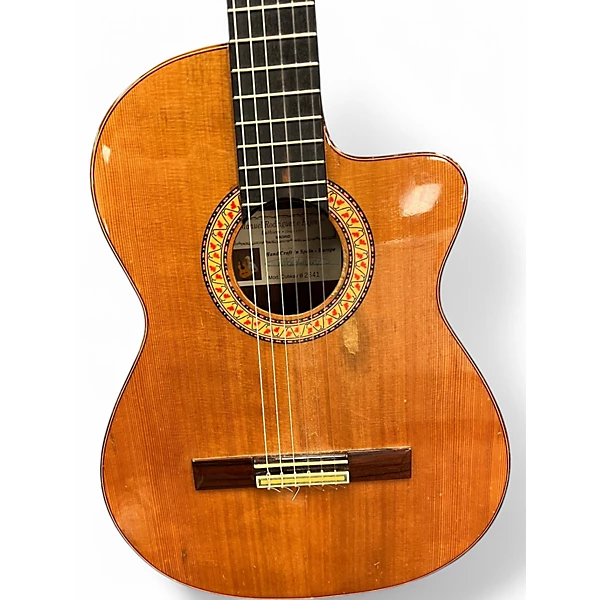 Used Manuel Rodriguez Model B CUTAWAY Antique Natural Classical Acoustic Electric Guitar 4 Used Manuel Rodriguez Model B CUTAWAY Antique Natural Classical Acoustic Electric Guitar
