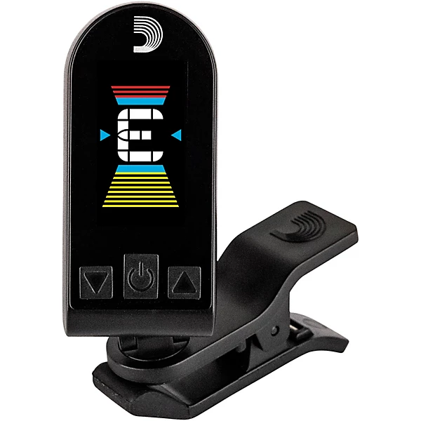 D'Addario Equinox Headstock Tuner Black and White 4 Pack 4 D'Addario Equinox Headstock Tuner Black and White 4 Pack