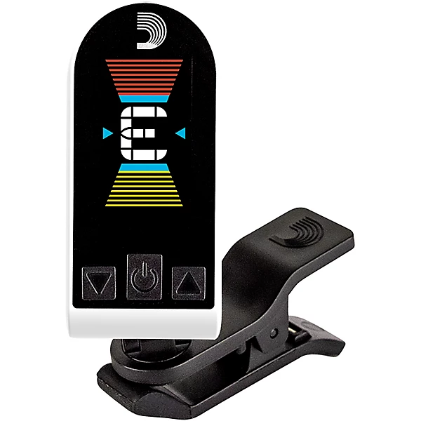 D'Addario Equinox Headstock Tuner Black and White 4 Pack 6 D'Addario Equinox Headstock Tuner Black and White 4 Pack