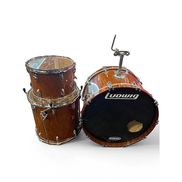 Used Ludwig 3 Piece Legacy Maple African Bubinga Drum Kit
