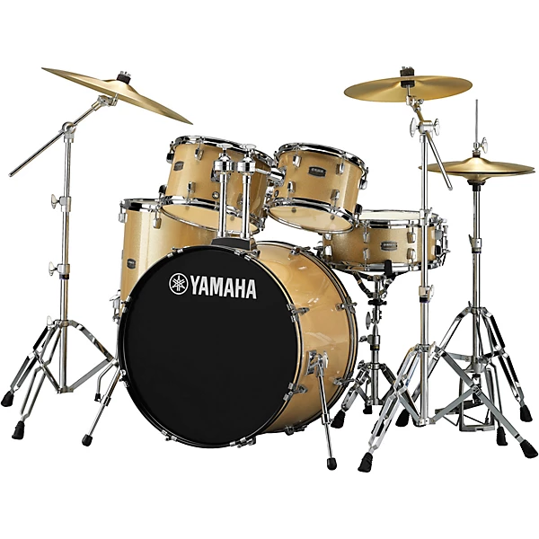 Yamaha Rydeen 5-Piece Shell Pack With 22 Bass Drum Champagne Glitter