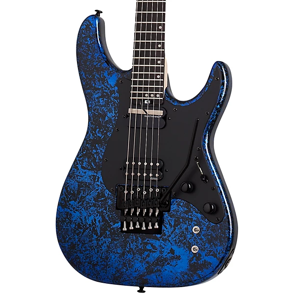 Schecter Guitar Research Sun Valley Super Shredder FR 6 6-String Electric Guitar Blue Reign 10 Schecter Guitar Research Sun Valley Super Shredder FR 6 6-String Electric Guitar Blue Reign