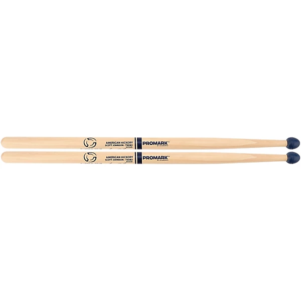 Promark System Blue Scott Johnson ScoJo Rubber Tip Practice Sticks