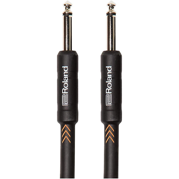 Roland Black Series 1/4 Straight/Straight Instrument Cable 5 ft. Black