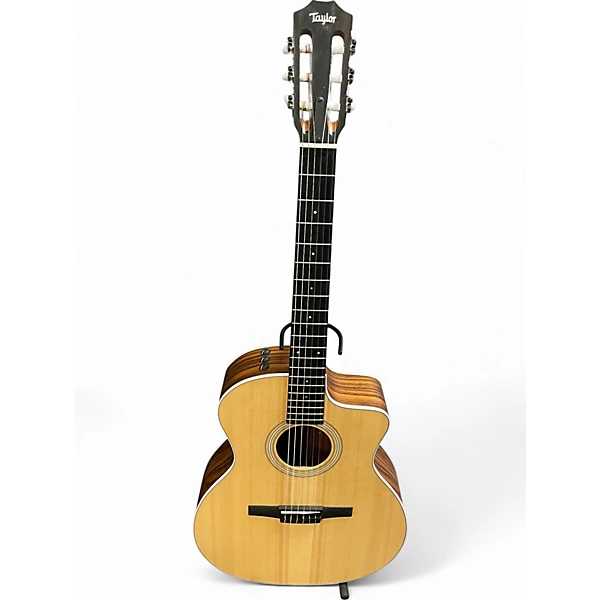 Used Taylor 214CEN Natural Classical Acoustic Electric Guitar
