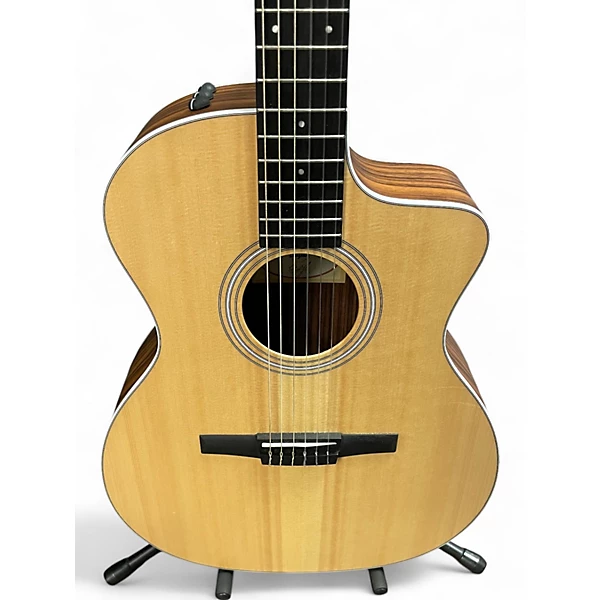 Used Taylor 214CEN Natural Classical Acoustic Electric Guitar 4 Used Taylor 214CEN Natural Classical Acoustic Electric Guitar