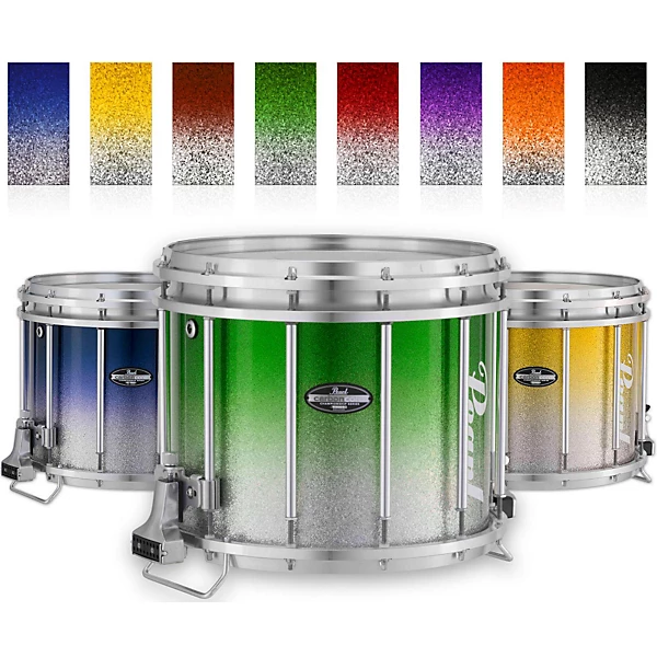 Pearl Championship CarbonCore Varsity FFX Marching Snare Drum Fade Top Finish 14 x 12 in. Yellow Silver #965