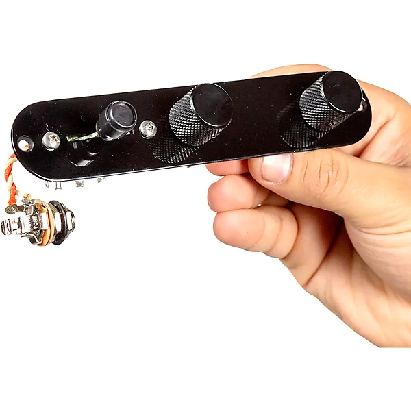 920D Custom T4W Upgraded Replacement 4-Way Control Plate for Telecaster-Style Guitar Black