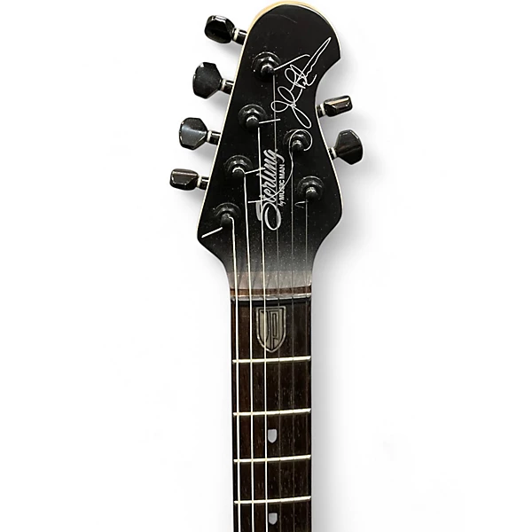 Used Sterling by Music Man JP60 Black Solid Body Electric Guitar 6 Used Sterling by Music Man JP60 Black Solid Body Electric Guitar