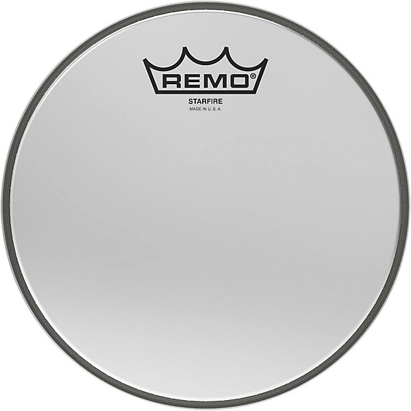 Remo Ambassador Starfire Chrome Tom Head 8 in.