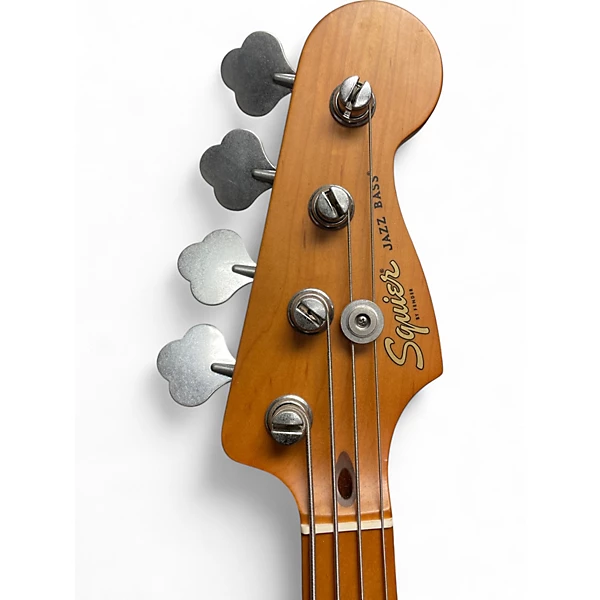 Used Squier Contemporary Jazz Bass Green Electric Bass Guitar 6 Used Squier Contemporary Jazz Bass Green Electric Bass Guitar
