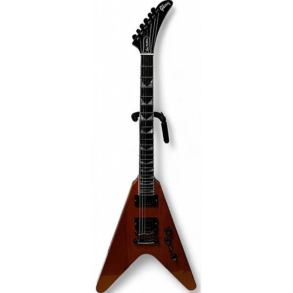 Used 2021 Gibson Dave Mustaine Flying V Antique Natural Solid Body Electric Guitar