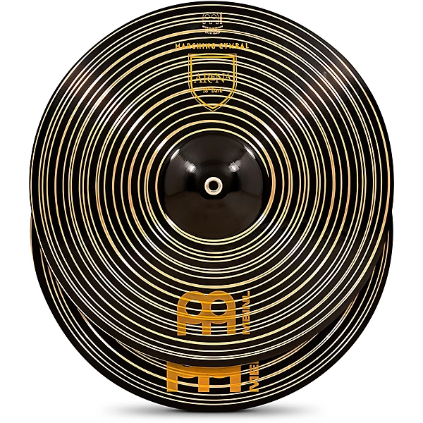MEINL Arena Dark Marching Cymbal Pair with Straps 18 in.