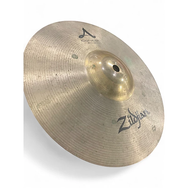 Used Zildjian 10in A FLASH SPLASH Cymbal 4 Used Zildjian 10in A FLASH SPLASH Cymbal