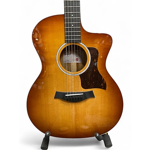 Used Taylor 214CE PLUS SPECIAL EDITION 2 Tone Sunburst Acoustic Electric Guitar 4 Used Taylor 214CE PLUS SPECIAL EDITION 2 Tone Sunburst Acoustic Electric Guitar