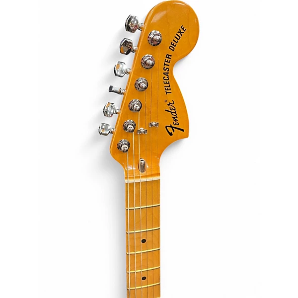 Used Fender AMERICAN VINTAGE II 1975 TELECASTER DELUXE Black Solid Body Electric Guitar 6 Used Fender AMERICAN VINTAGE II 1975 TELECASTER DELUXE Black Solid Body Electric Guitar