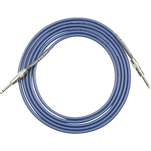 Lava Blue Demon Instrument Cable Straight to Straight Blue 10 ft.