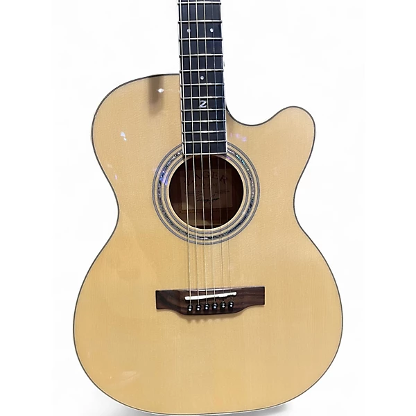 Used Zager ZAD-50CEOM Natural Acoustic Electric Guitar 6 Used Zager ZAD-50CEOM Natural Acoustic Electric Guitar