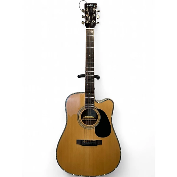 Used Zager zAD900CE Natural Acoustic Guitar