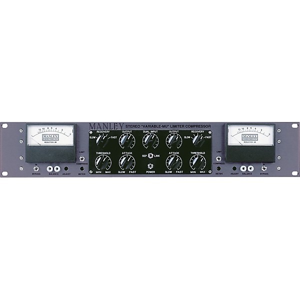 Manley Mastering Stereo Variable Mu Limiter Compressor T-Bar Mod