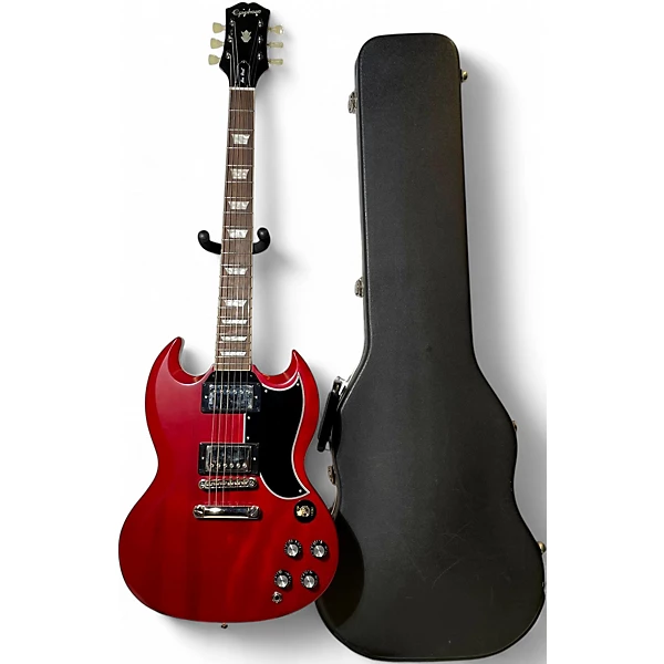 Used Epiphone 1961 Les Paul SG Standard Cherry Solid Body Electric Guitar