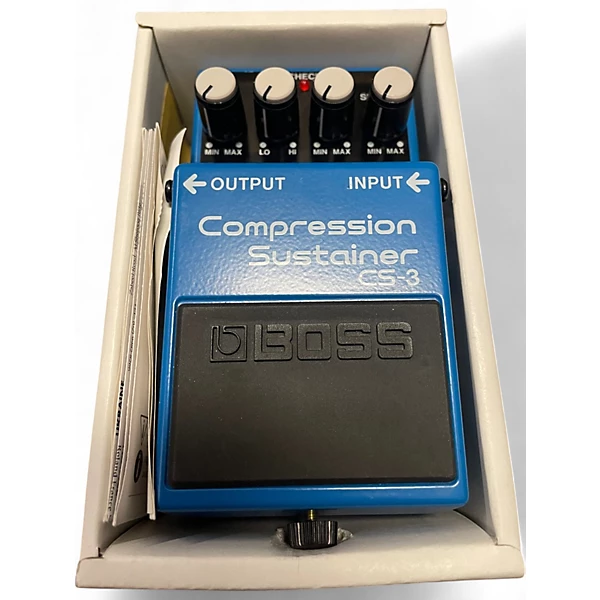 Used BOSS CS3 Compressor Sustainer Effect Pedal