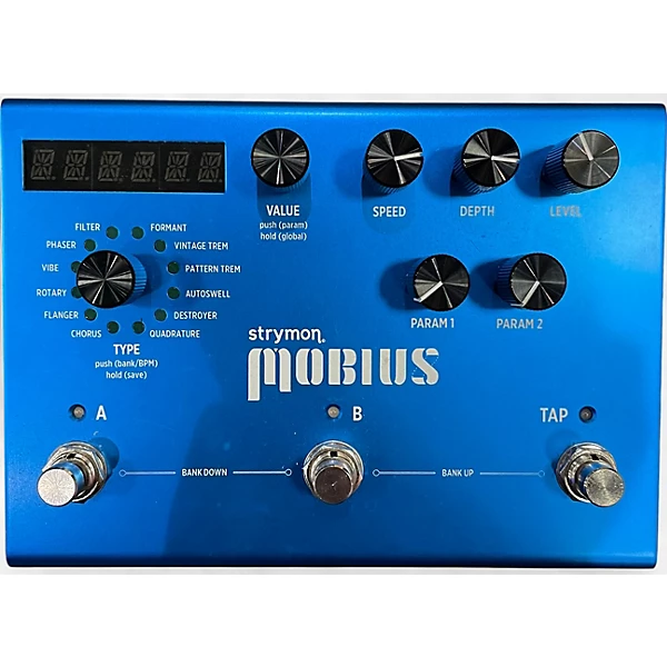 Used Strymon Mobius Multidimensional Modulation Effect Pedal