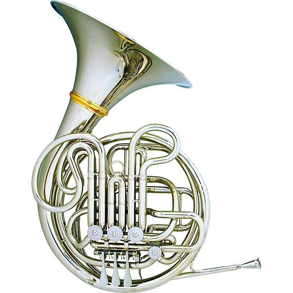 Hans Hoyer 6801NSA-L Nickel Silver Heritage Double Horn Nickel Silver Fixed Bell