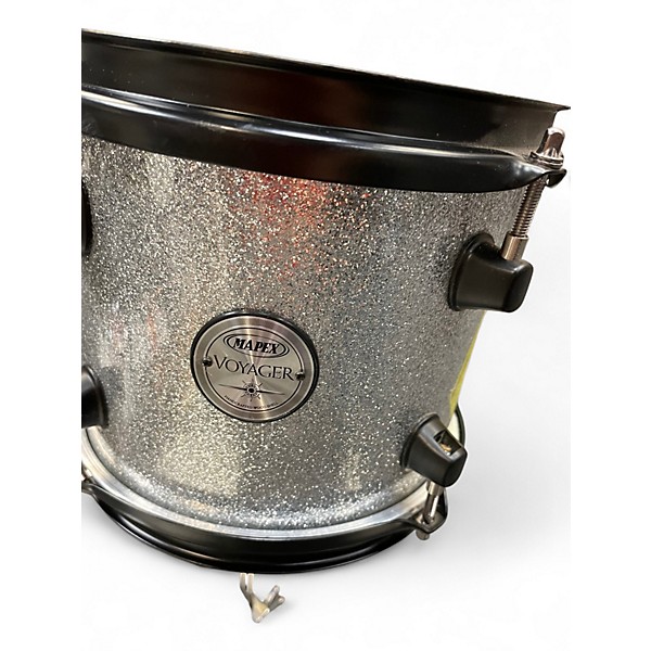 Used Mapex 2 Piece Voyager SILVEF SPARKLE Drum Kit 4 Used Mapex 2 Piece Voyager SILVEF SPARKLE Drum Kit