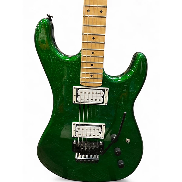 Used Kramer limited edition pacer green sparkle Solid Body Electric Guitar 4 Used Kramer limited edition pacer green sparkle Solid Body Electric Guitar