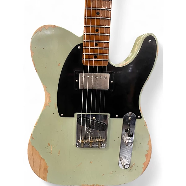 Used 2023 Fender 1952 Custom Shop 52 Telecaster Heavy Relic Surf Green Solid Body Electric Guitar 4 Used 2023 Fender 1952 Custom Shop 52 Telecaster Heavy Relic Surf Green Solid Body Electric Guitar