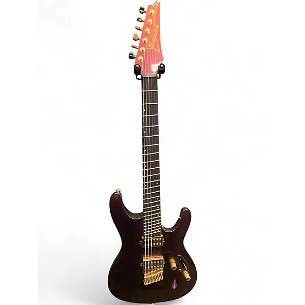 Used Ibanez SML721 Rose Gold Chameleon Solid Body Electric Guitar