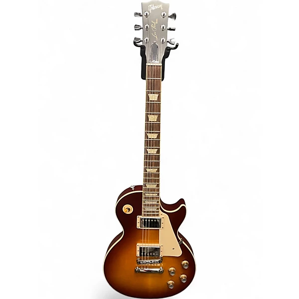 Used Gibson Les Paul Traditional Pro V SATIN Iced Tea Solid Body Electric Guitar