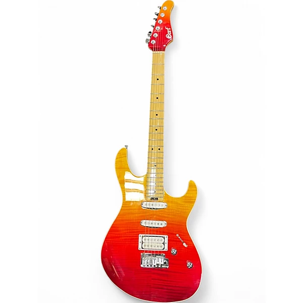 Used Cort g280dx redSolid Body Electric Guitar