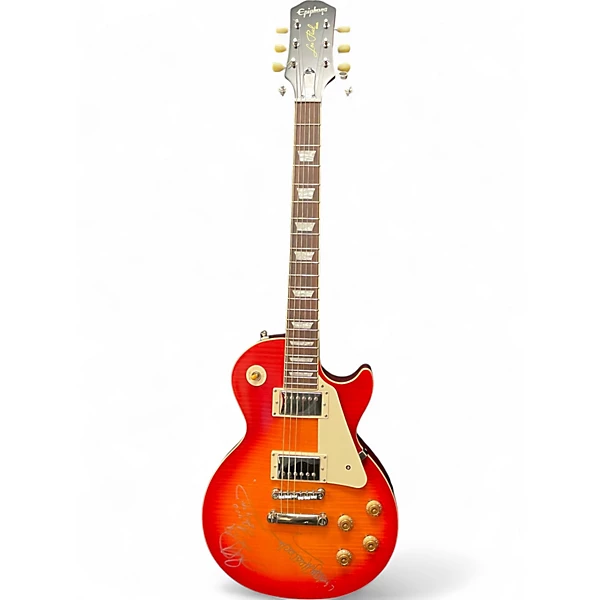 Used Epiphone 1959 Reissue Les Paul Standard aged dark cherry Solid Body Electric Guitar