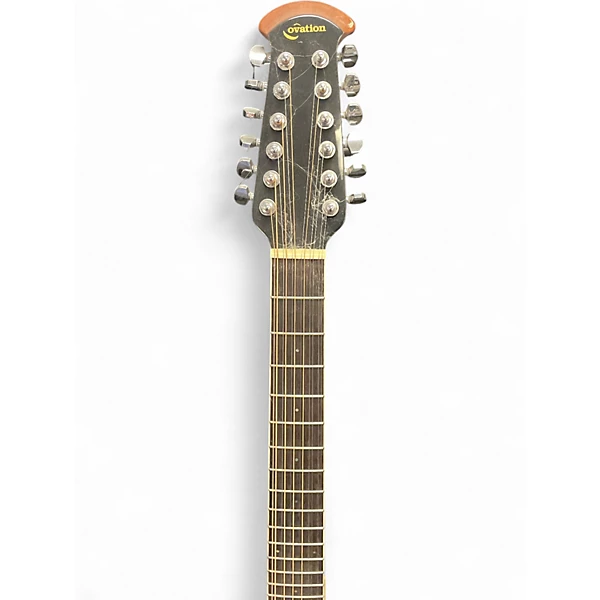 Used Ovation CC245 Celebrity 2 Color Sunburst 12 String Acoustic Electric Guitar 4 Used Ovation CC245 Celebrity 2 Color Sunburst 12 String Acoustic Electric Guitar