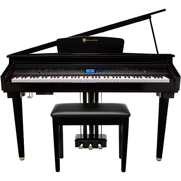 Williams Symphony Grand Digital Piano With Bench Ebony Polish