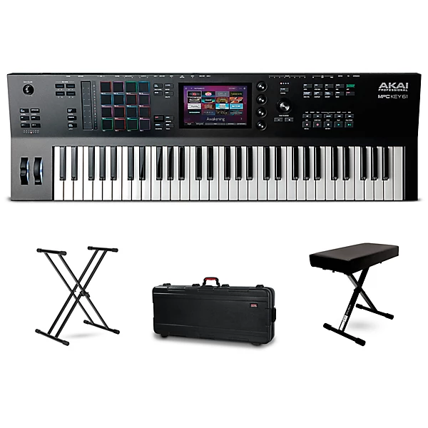 Akai Professional MPC Key 61 Production Synthesizer Travel Bundle